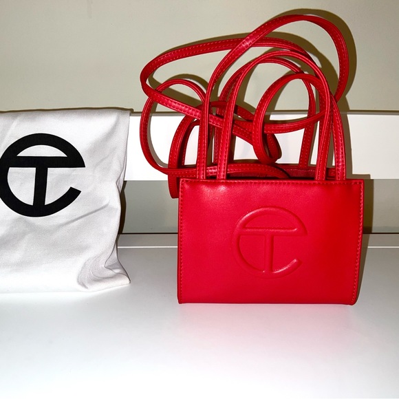 SOLD!! Telfar Small Shopping Bag - Red - Picture 1 of 8